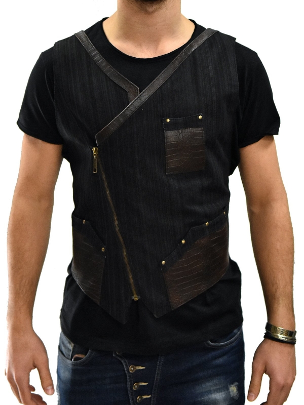 ΓΙΛΕΚΟ PATCHWORK BLACK