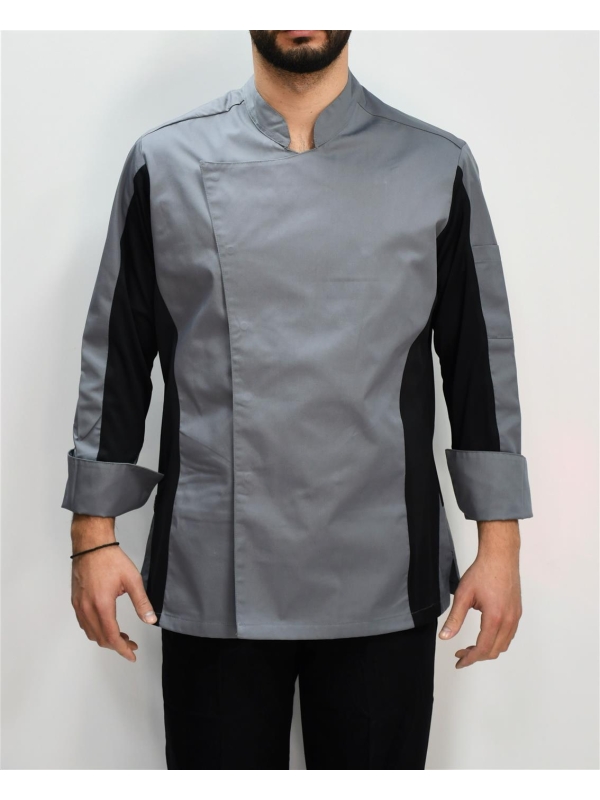ΜΠΛΟΥΖΑ CHEF ΜΕ DRY FIT-GRAY
