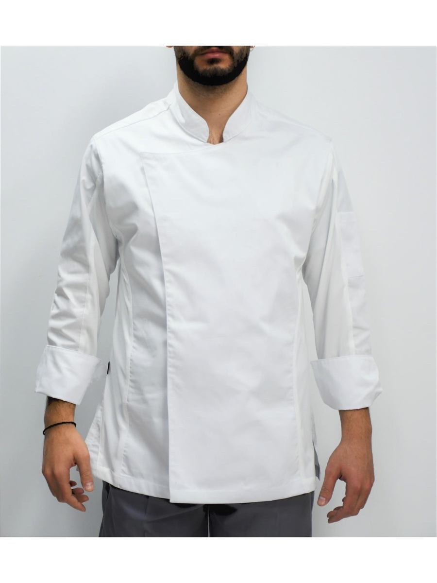 ΜΠΛΟΥΖΑ CHEF ΜΕ DRY FIT-WHITE