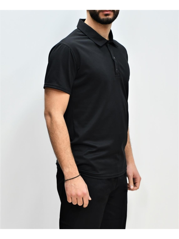 ΜΠΛΟΥΖΑ ΠΟΛΟ DRY FIT BLACK