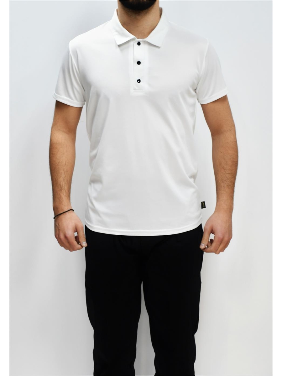 ΜΠΛΟΥΖΑ ΠΟΛΟ DRY FIT WHITE