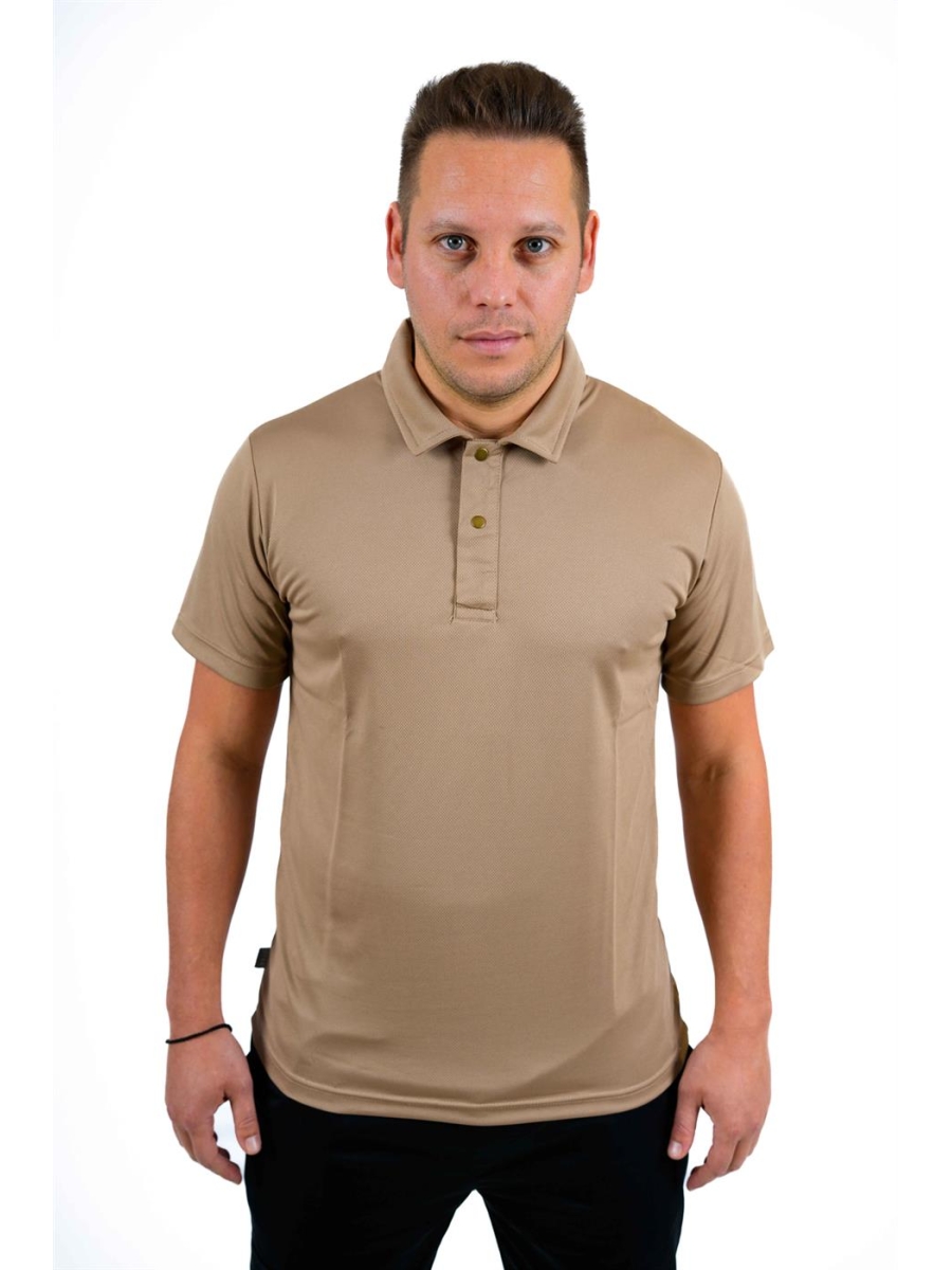 ΜΠΛΟΥΖΑ ΠΟΛΟ DRY FIT BEIGE