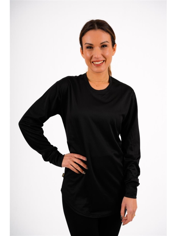 ΜΠΛΟΥΖΑ DRY FIT ΜΑΚΡΥΜΑΝΙΚΗ BLACK