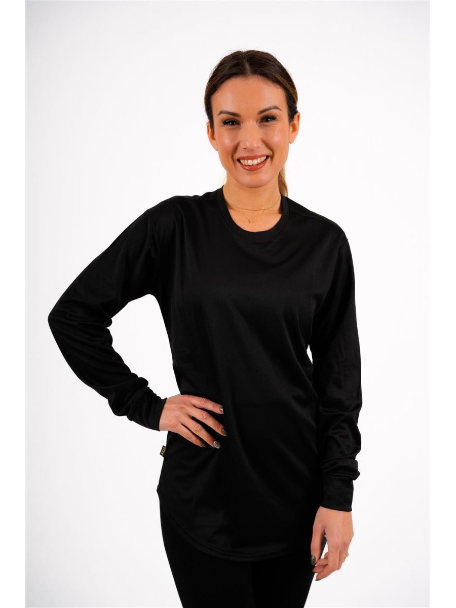 ΜΠΛΟΥΖΑ DRY FIT ΜΑΚΡΥΜΑΝΙΚΗ BLACK