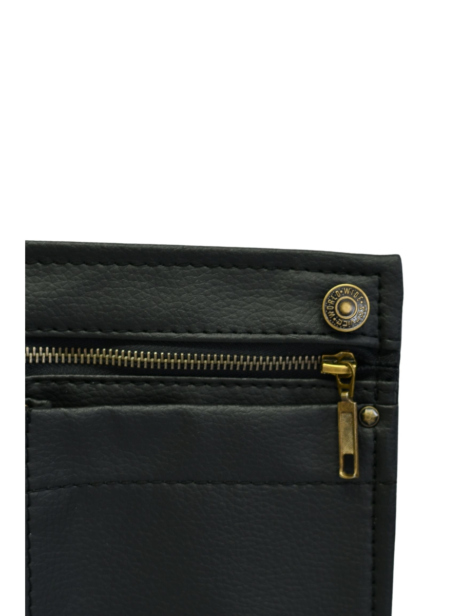 ΤΣΑΝΤΑΚΙ ΜΕΣΗΣ BLACK LEATHER 