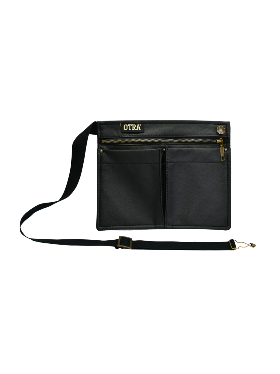 ΤΣΑΝΤΑΚΙ ΜΕΣΗΣ BLACK LEATHER 