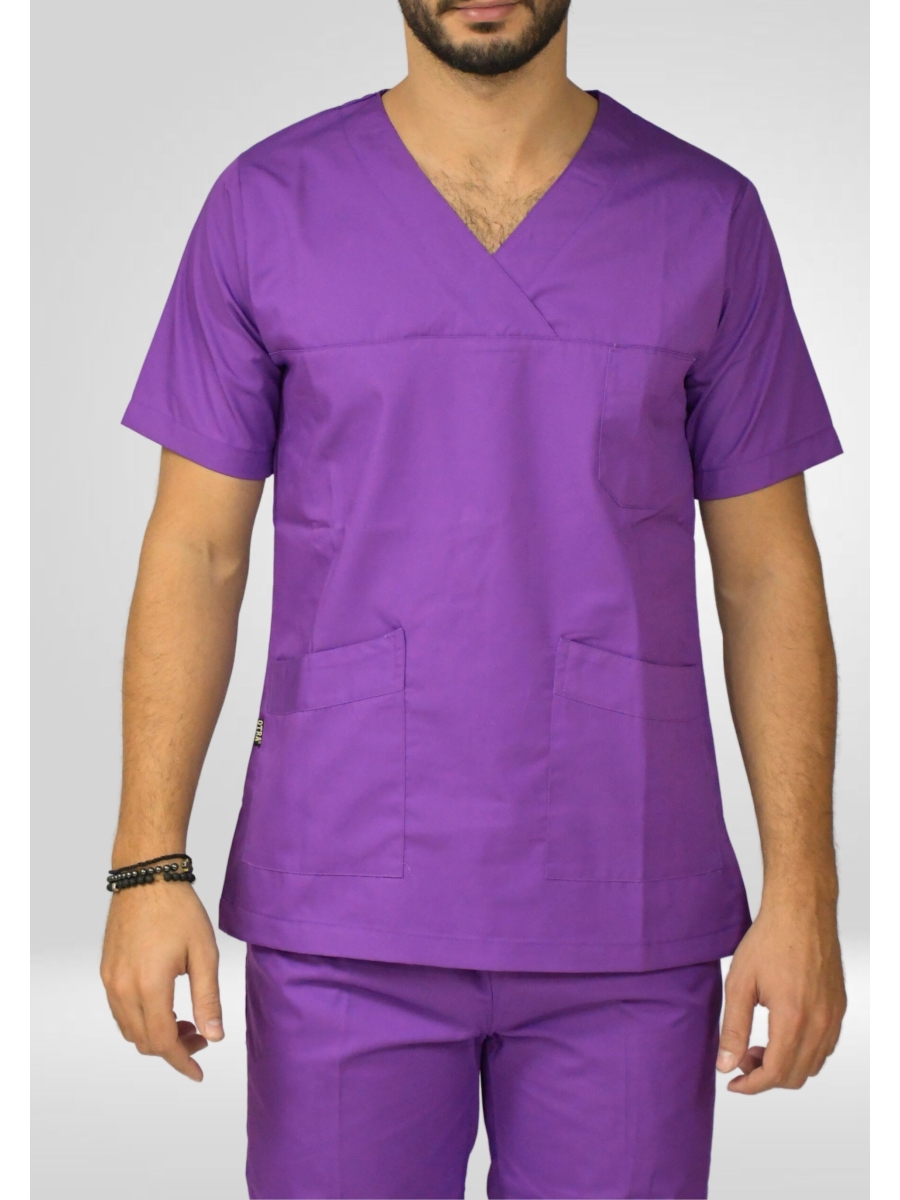 ΜΠΛΟΥΖΑ ΝΟΣΗΛΕΥΤΩΝ ΜΟΒ UNISEX