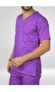 ΜΠΛΟΥΖΑ ΝΟΣΗΛΕΥΤΩΝ ΜΟΒ UNISEX