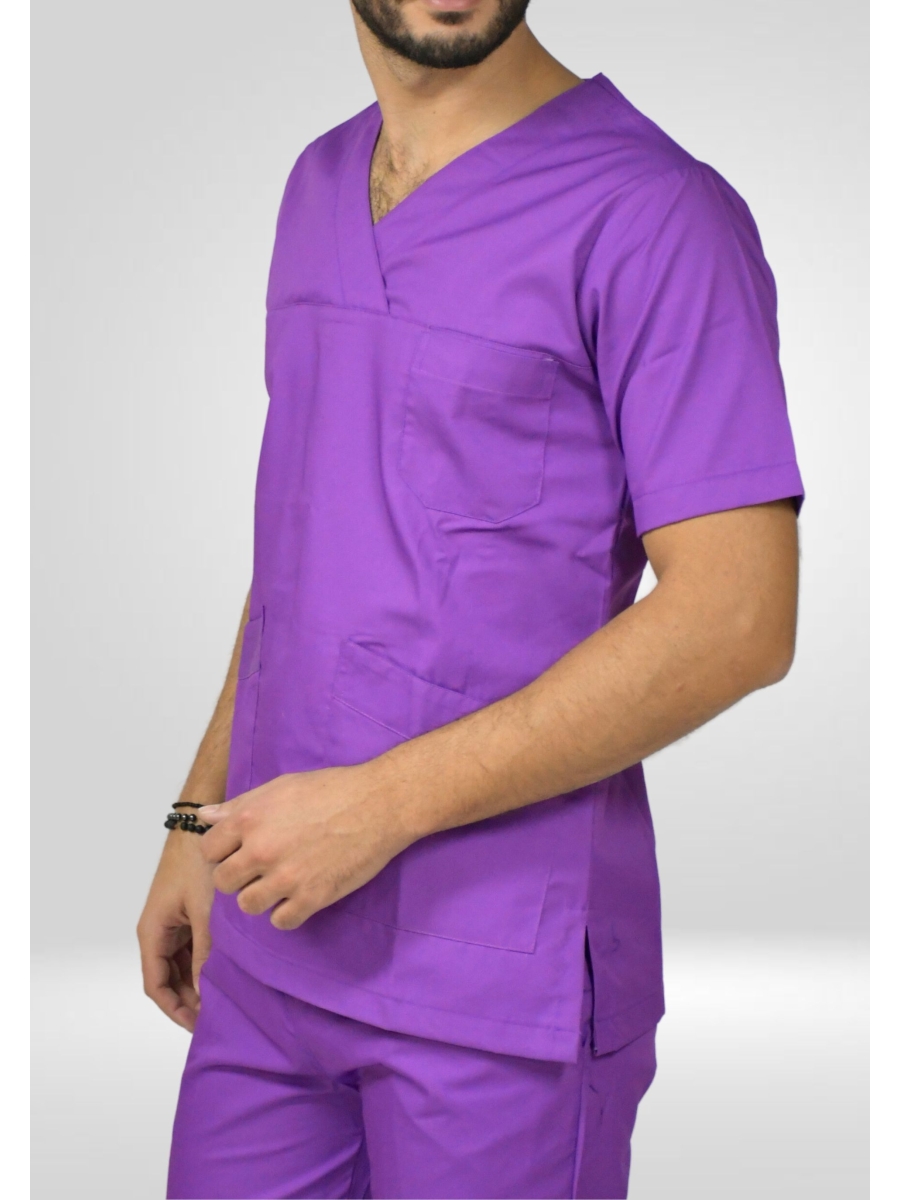 ΜΠΛΟΥΖΑ ΝΟΣΗΛΕΥΤΩΝ ΜΟΒ UNISEX