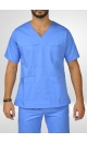 ΜΠΛΟΥΖΑ ΝΟΣΗΛΕΥΤΩΝ LIGHT BLUE UNISEX
