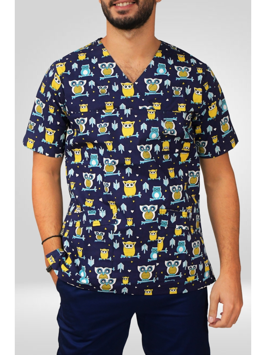 ΜΠΛΟΥΖΑ ΝΟΣΗΛΕΥΤΩΝ OWL UNISEX