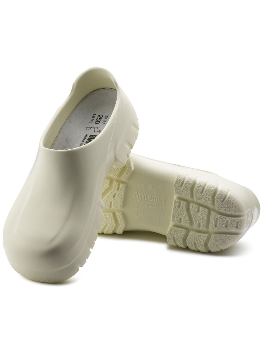 BIRKENSTOCK PU CLOG WHITE