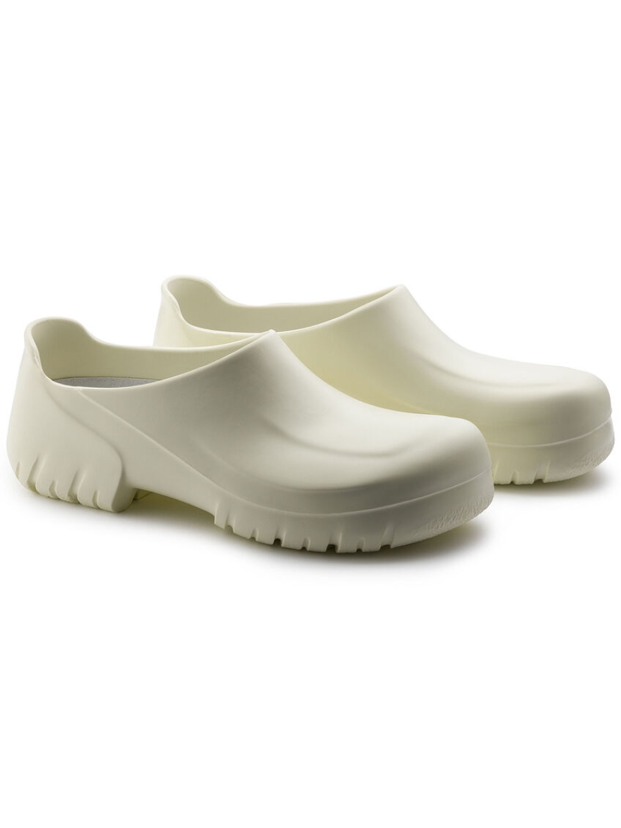 BIRKENSTOCK PU CLOG WHITE